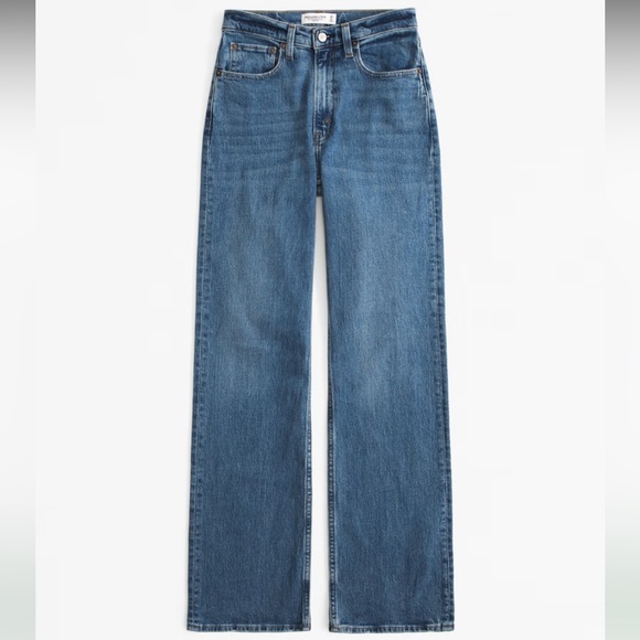 Abercrombie & Fitch Denim - Abercrombie & Fitch Blue High Rise Jeans The 90s Relaxed Jean High Rise size 32